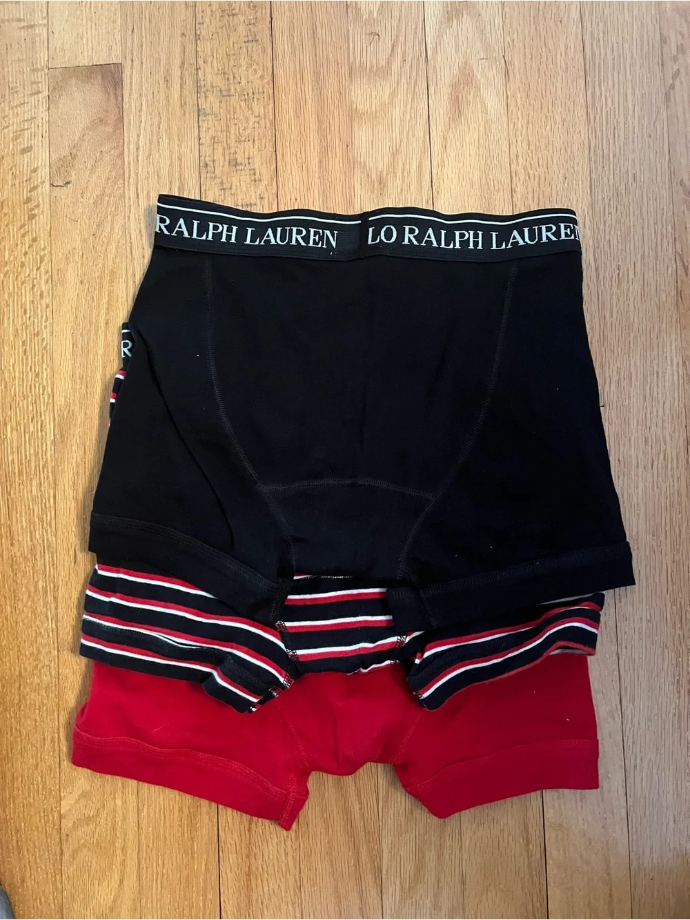 Polo by Ralph Lauren Boys' Underwear Pack - Red, Black, Striped